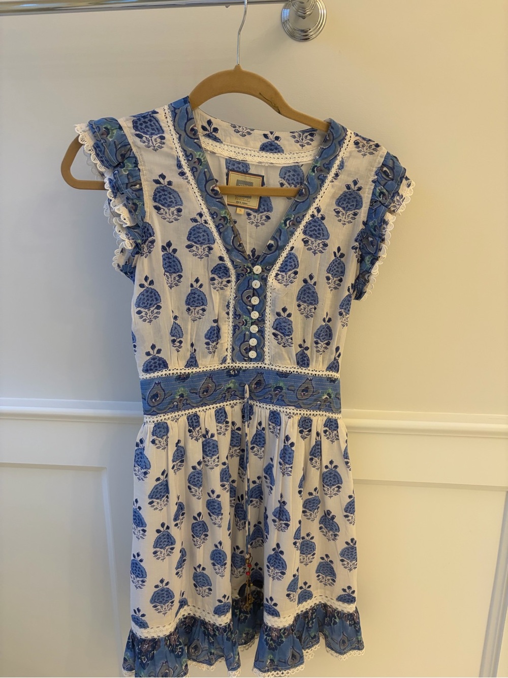 Bell by Alicia Bell Phoebe ruffle mini dress size S